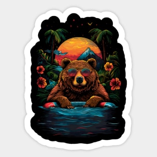 Party Bear Sticker